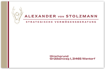 Kontaktdaten Alexander von Stolzmann, Vermögensberater